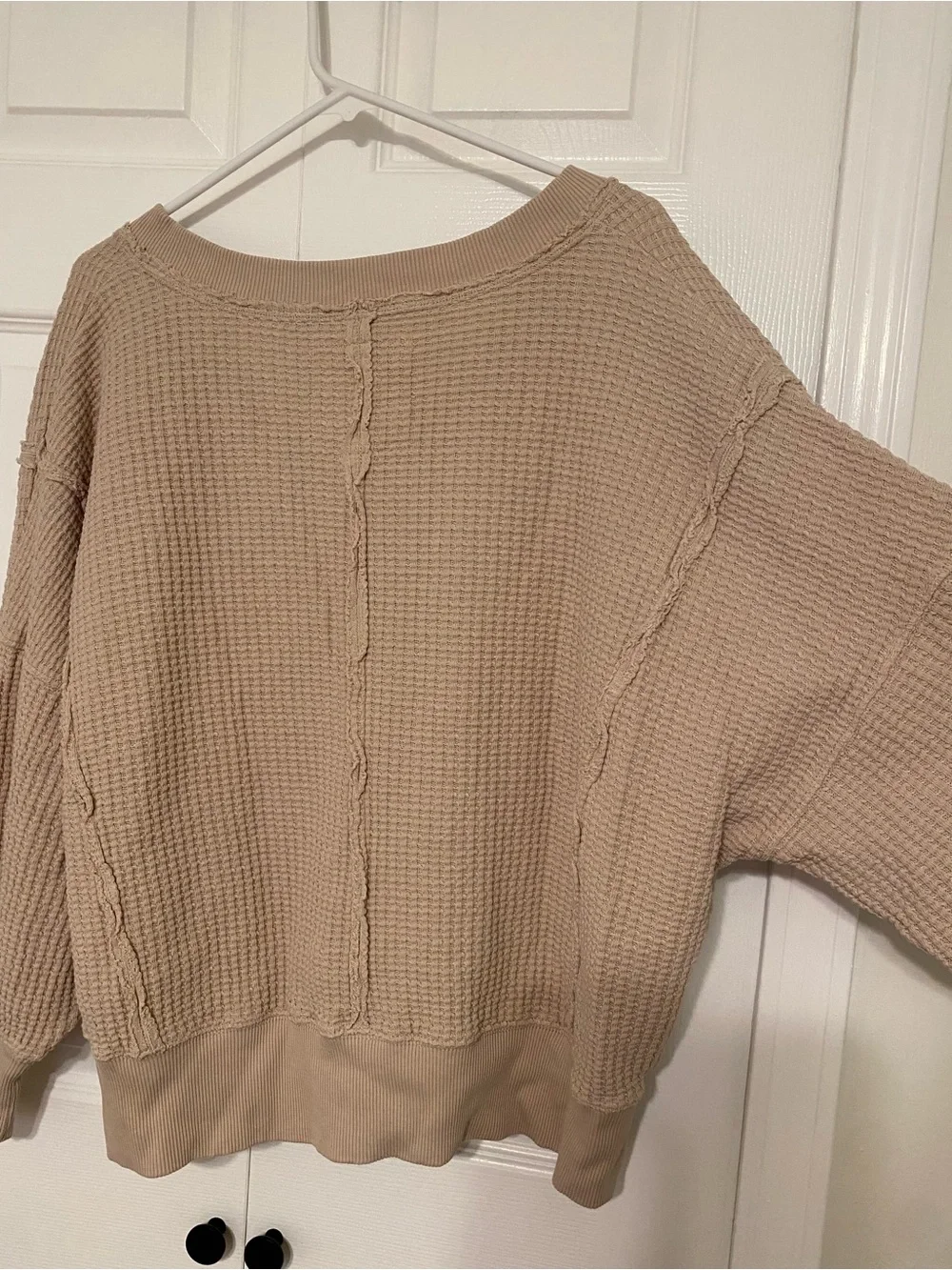 American Eagle Waffle Sweater